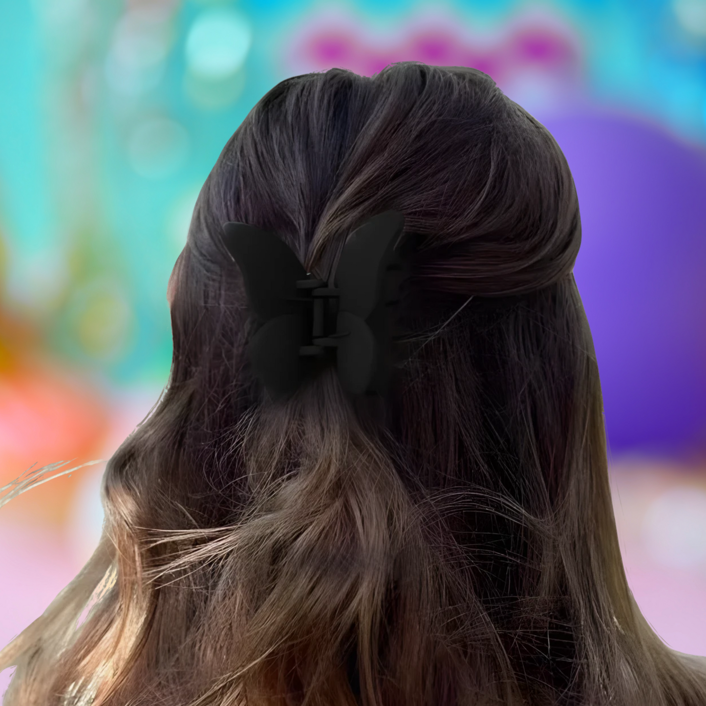 Matte Butterfly Hair Claw Clips 7cm