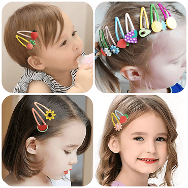 Kids cartoon tictac snap hair clips - Gummia