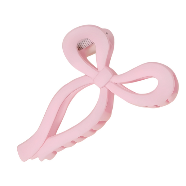 Matte Bow hair claw clips
