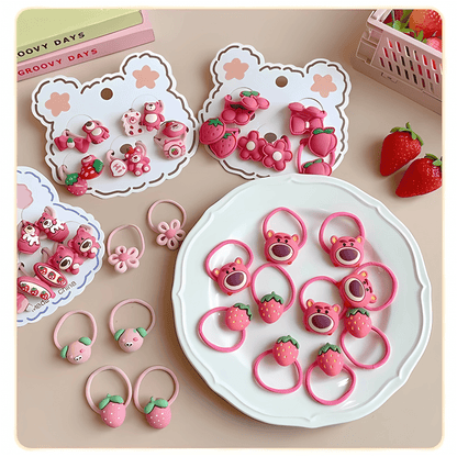 High Quality Cartoon Hairties 10pcs/card - Gummia