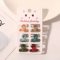 Mini Matte Hair Claw Clips – Pastel Set of 6 - Gummia