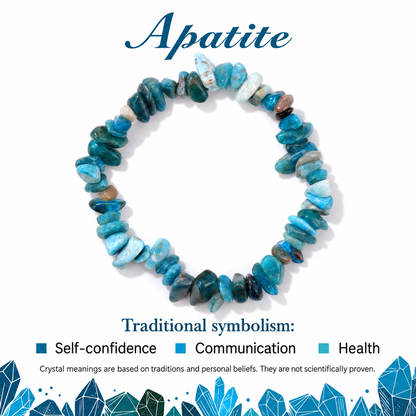 Armband med naturliga stenchips