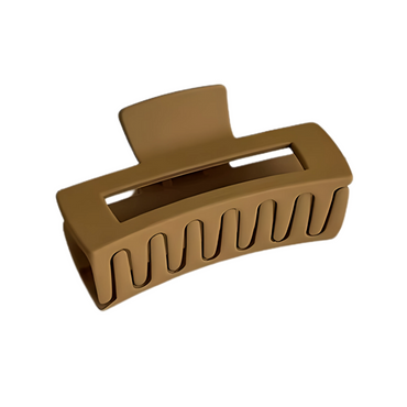 Stylish Matte Rectangle Claw Clip for Women - Gummia