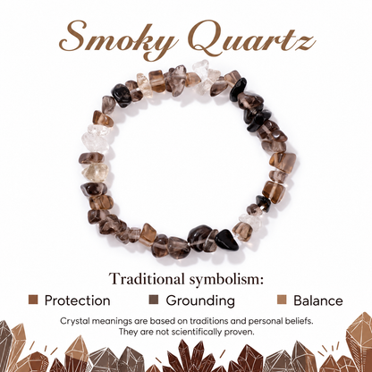 Armband med naturliga stenchips