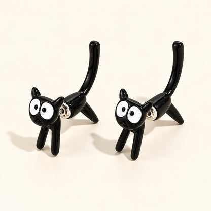 Söta 3D-kattörhängen