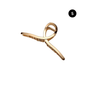Gold Metal Hair Claws - Gummia