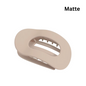 French Flat Oval hair claw clips