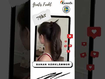 Banan hårklämma